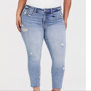 18R vintage style high waist denim